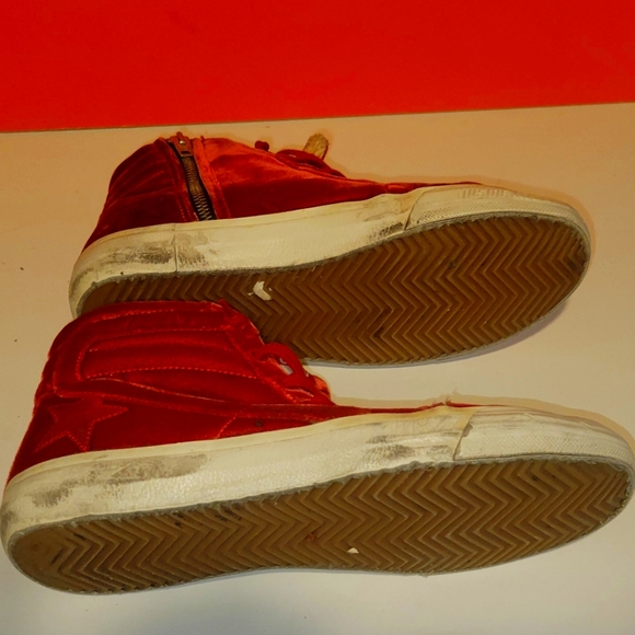 Golden Goose Superstar Suede Red 38 women and men skateboarding possib size 7.5 - Picture 3 of 16